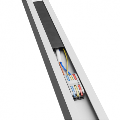 Oprawa liniowa ALLDAY BASIC 40W CCT 230V IP20 1203x42x37mm czarny (SLI047301CCT_PW)